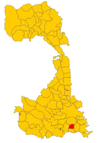 Poziția localității Pertengo