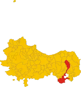 Poziția localității Petralia Sottana