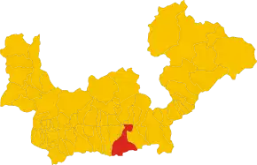 Poziția localității Piateda