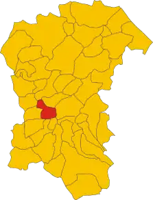Poziția localității Pietranico
