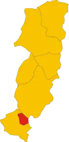 Localizarea Poggio a Caiano în Provincia Prato