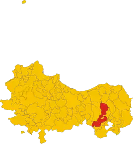 Poziția localității Polizzi Generosa