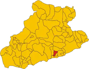 Poziția localității Pompeiana