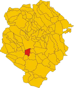 Poziția localității Ponderano