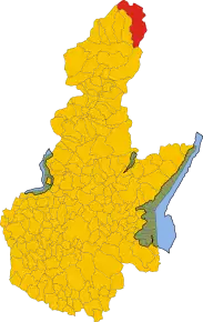 Poziția localității Ponte di Legno