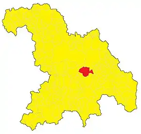 Poziția localității Pozzolo Formigaro