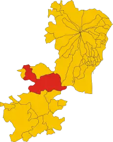 Poziția localității Ramacca