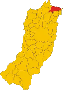 Poziția localității Reggiolo