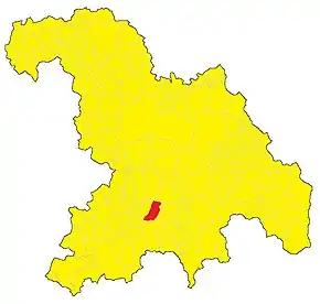 Poziția localității Rocca Grimalda