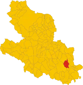 Poziția localității Rocca Pia