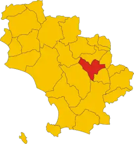 Localizarea Roccalbegna în Provincia Grosseto