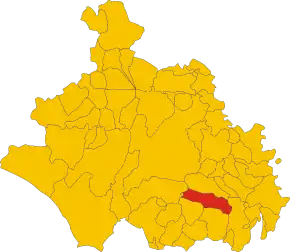 Poziția localității Ronciglione