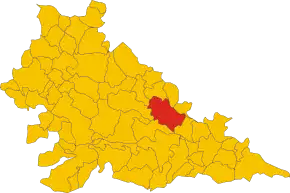 Poziția localității Roncoferraro