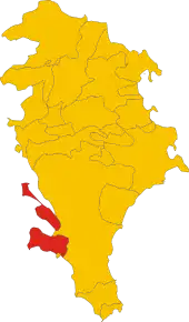 Poziția localității Comune di Rosolini