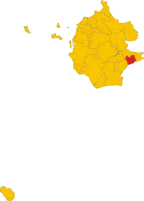 Poziția localității Salaparuta