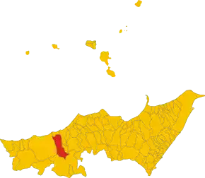 Poziția localității San Fratello