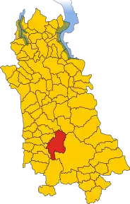 Poziția localității San Pietro Mosezzo