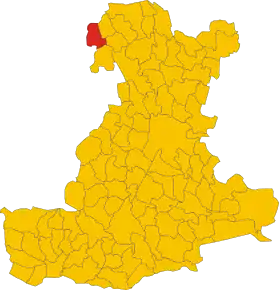 Poziția localității San Pietro in Gu