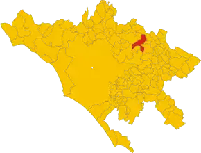 Poziția localității San Polo dei Cavalieri