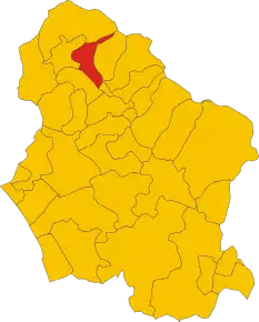 Localizarea San Romano in Garfagnana în Provincia Lucca