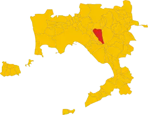 Poziția comunei în cadrul provinciei