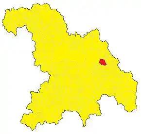 Poziția localității Sarezzano