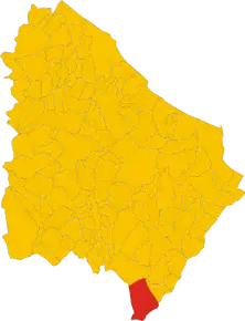 Poziția localității Schiavi