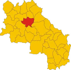Poziția localității Comune di Siena