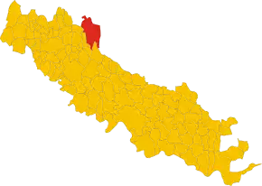Poziția localității Soncino
