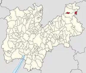 Poziția localității Soraga di Fassa