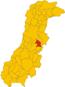 Poziția localității Spilamberto