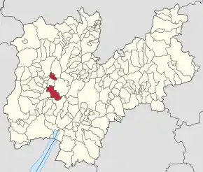 Poziția localității Stenico