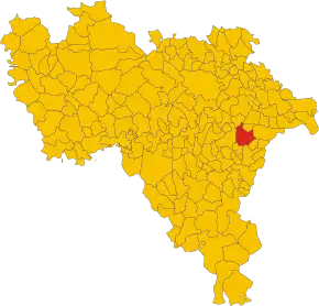 Poziția localității Stradella