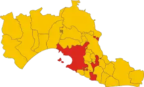 Poziția localității Taranto