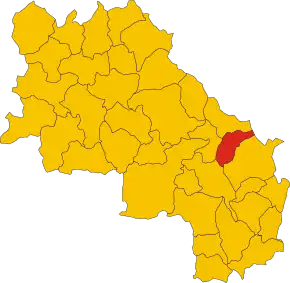 Localizarea Torrita di Siena în Provincia Siena