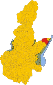 Poziția localității Tremosine
