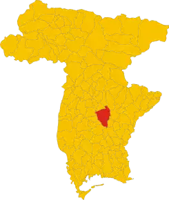 Poziția localității Comune di Udine