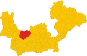 Poziția localității Val Masino