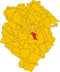 Poziția localității Valdengo