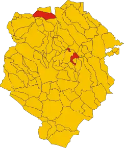 Poziția localității Valle San Nicolao
