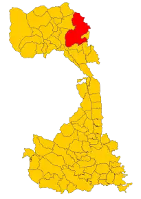 Poziția localității Varallo Pombia