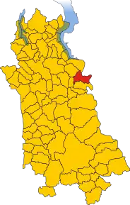 Poziția localității Varallo