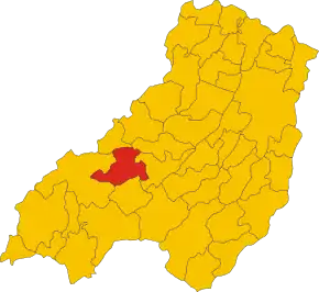 Poziția localității Varsi