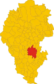 Poziția localității Vicenza