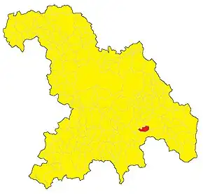 Poziția localității Vignole Borbera