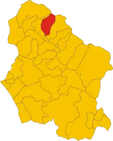 Localizarea Villa Collemandina în Provincia Lucca