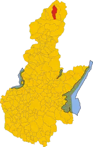 Poziția localității Vione