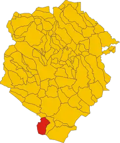 Poziția localității Viverone