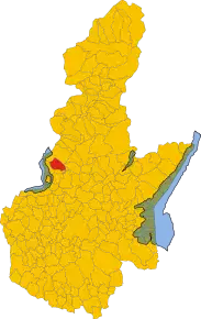 Poziția localității Zone