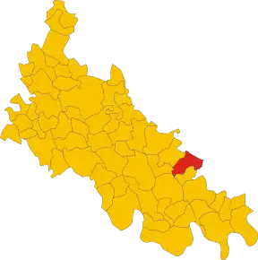 Poziția localității Camairago